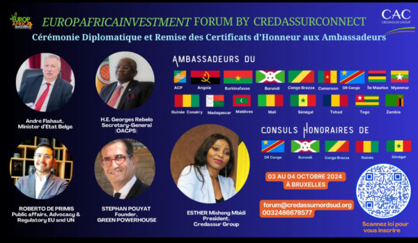 Forum EuropAfricaInvestment à Bruxelles :les têtes d’affiche